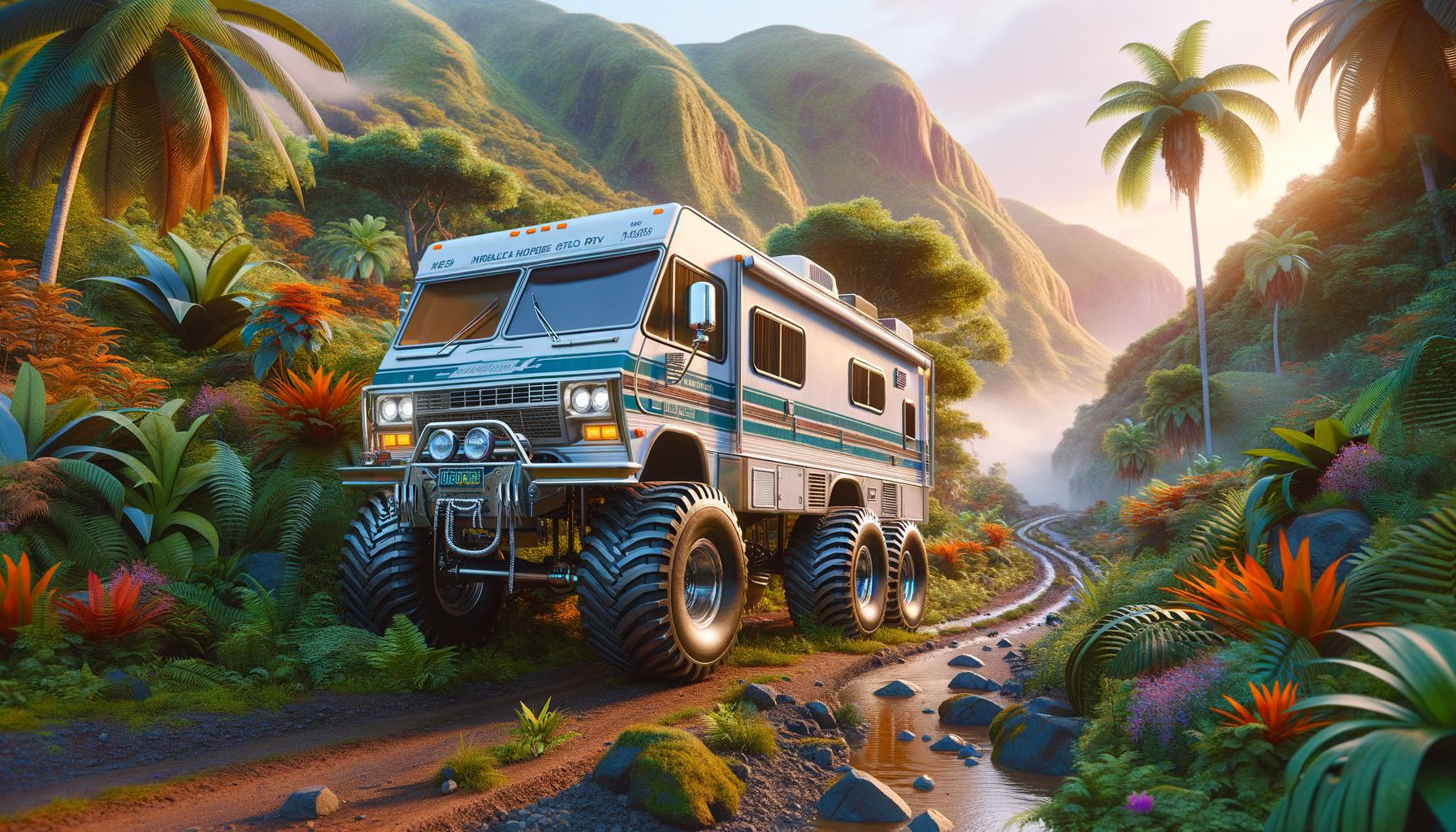 Exotische Länder erkunden