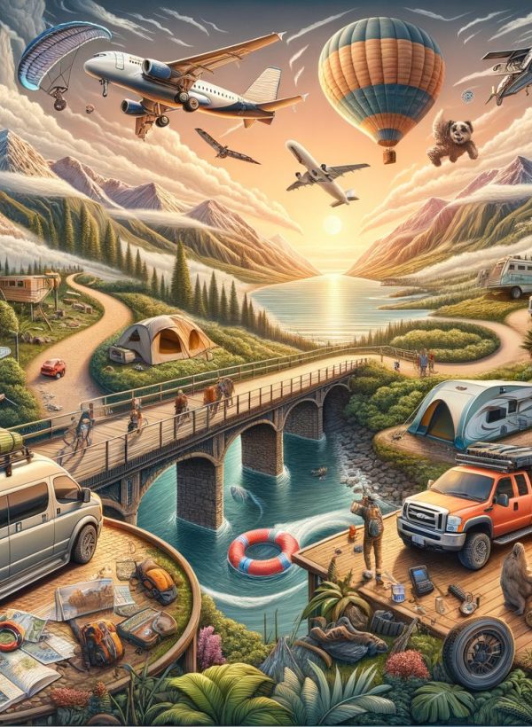 a group of people working on a big table on their laptops, headphones, water bottles