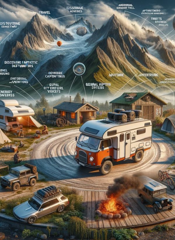 long office hallway tunnel view with gall doors on the sides